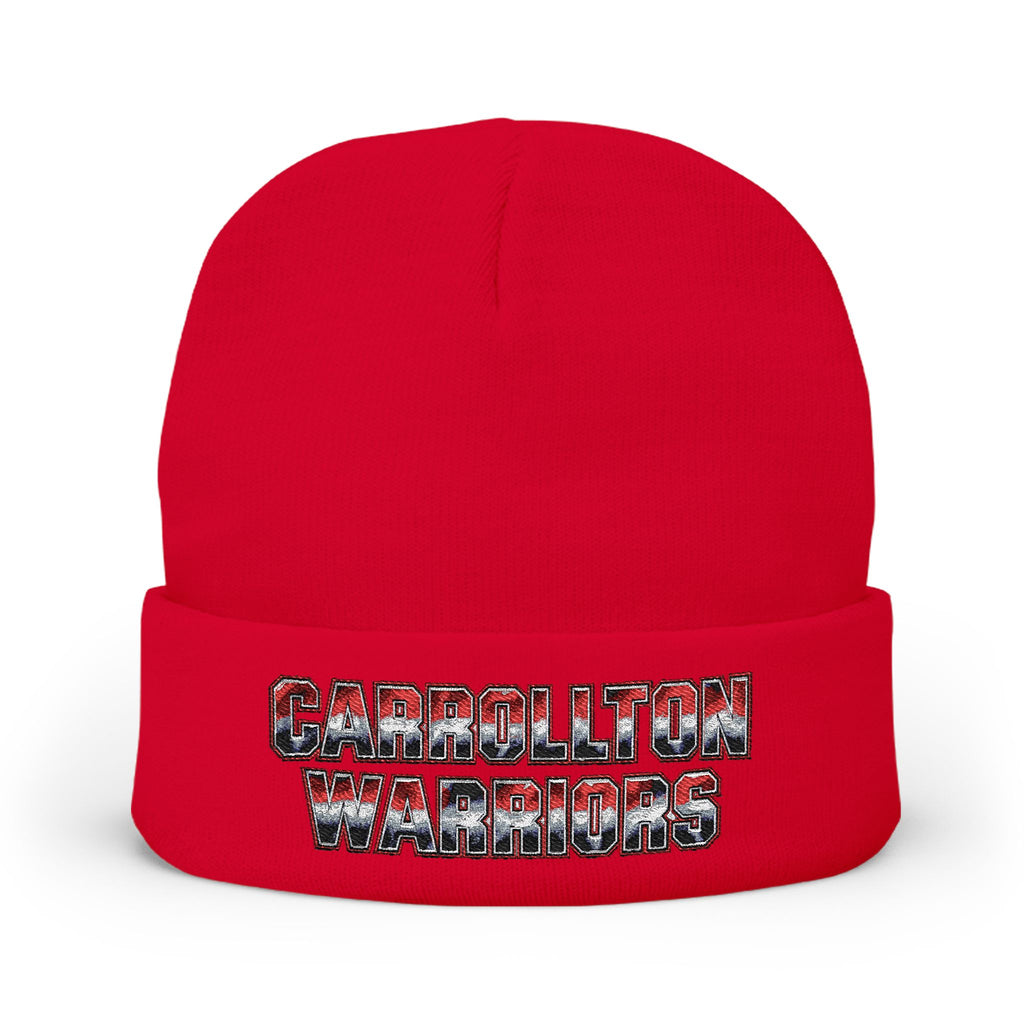 Carrollton Warriors Embroidered Knit Beanie