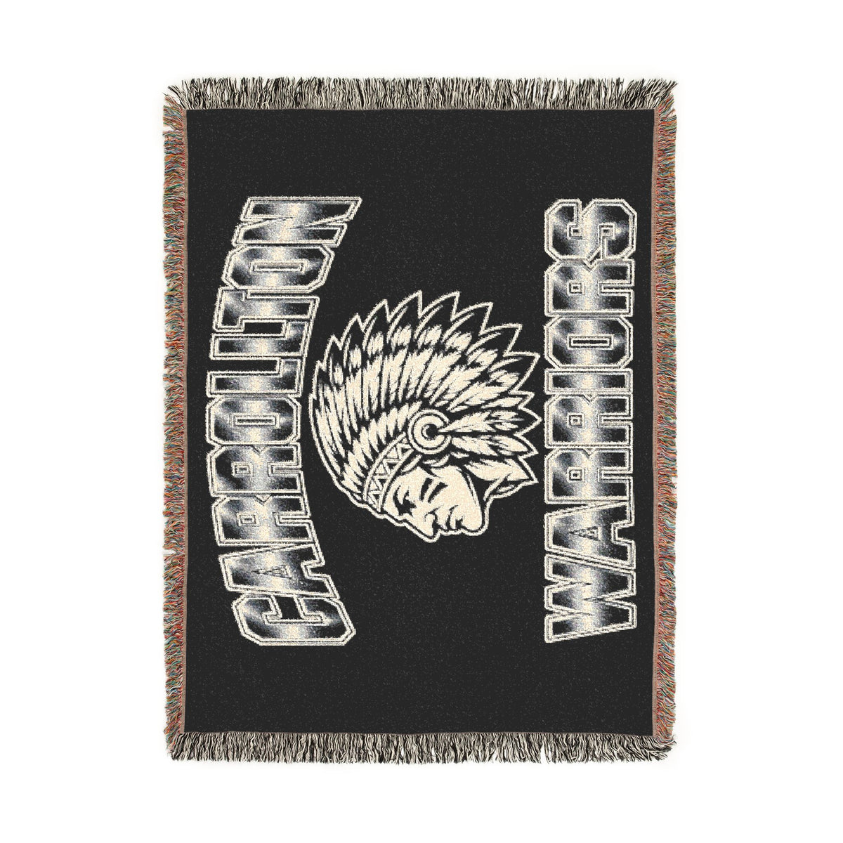 Carrollton Warriors Native American Woven Blanket