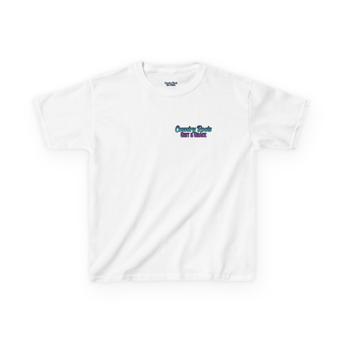 Kids Tee — Northern Lights Cabin Graphic "Country Roads, Take Me Home"