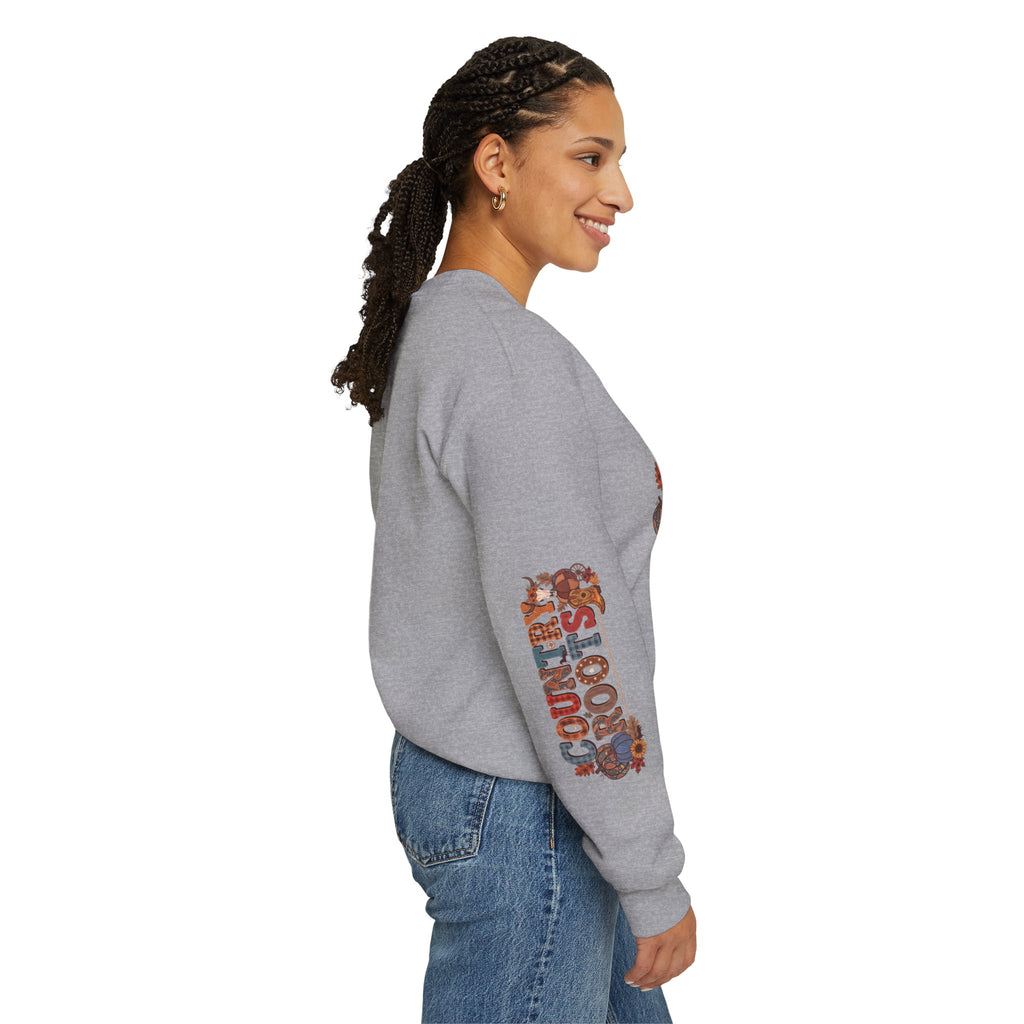 Country Roots Crewneck Sweatshirt — "Grit & Grace" Rustic Pumpkin Fall Design
