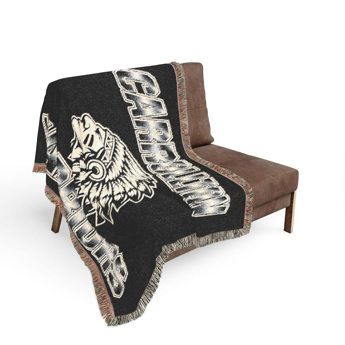 Carrollton Warriors Native American Woven Blanket