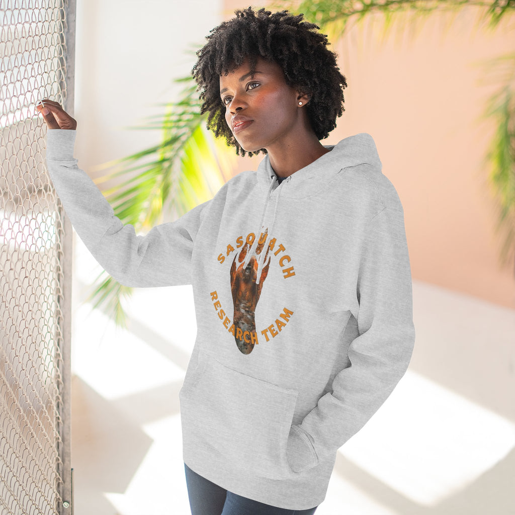 Sasquatch Research Team Hoodie — Respect the Mysteries Forest Graphic