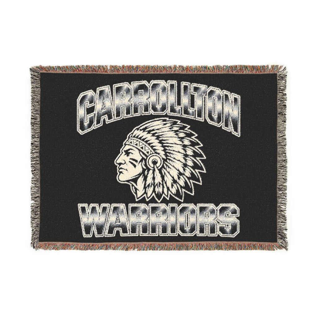 Carrollton Warriors Native American Woven Blanket