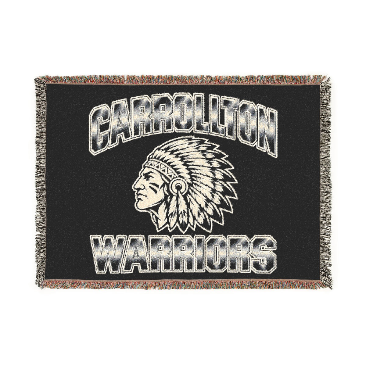 Carrollton Warriors Native American Woven Blanket