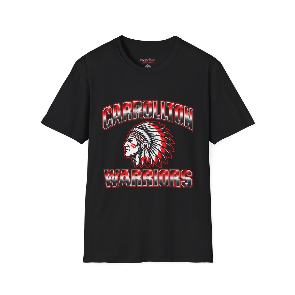 Unisex Carrolton Warriors Native American Warrior T-Shirt