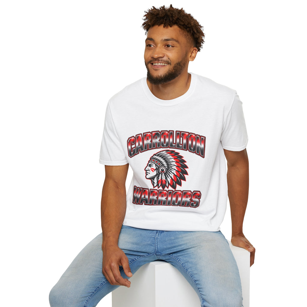 Unisex Carrolton Warriors Native American Warrior T-Shirt