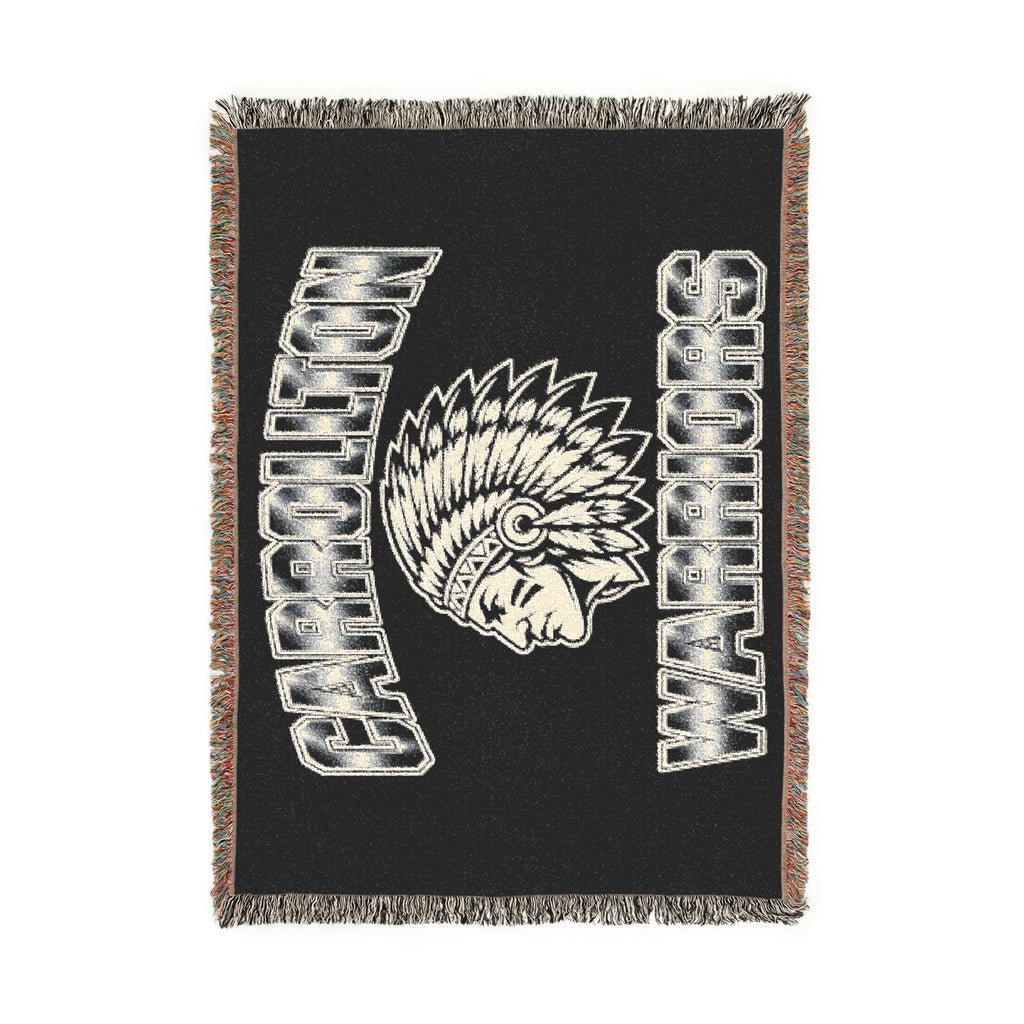 Carrollton Warriors Native American Woven Blanket