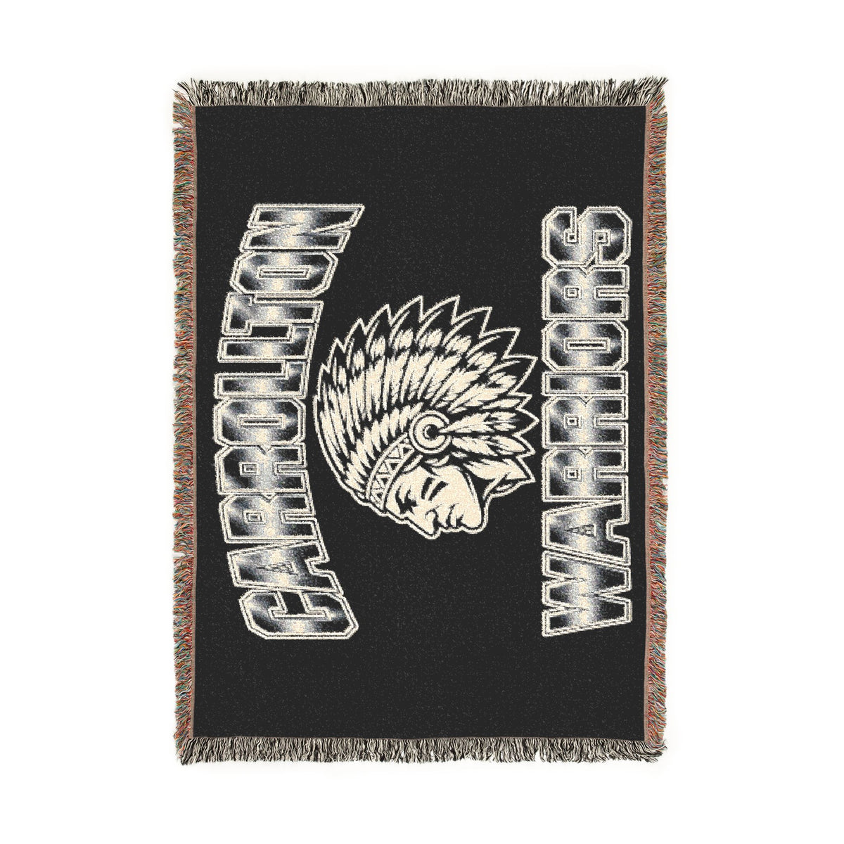 Carrollton Warriors Native American Woven Blanket
