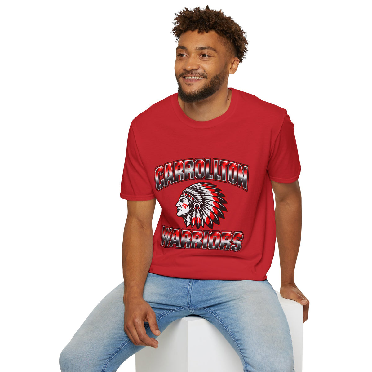Unisex Carrolton Warriors Native American Warrior T-Shirt