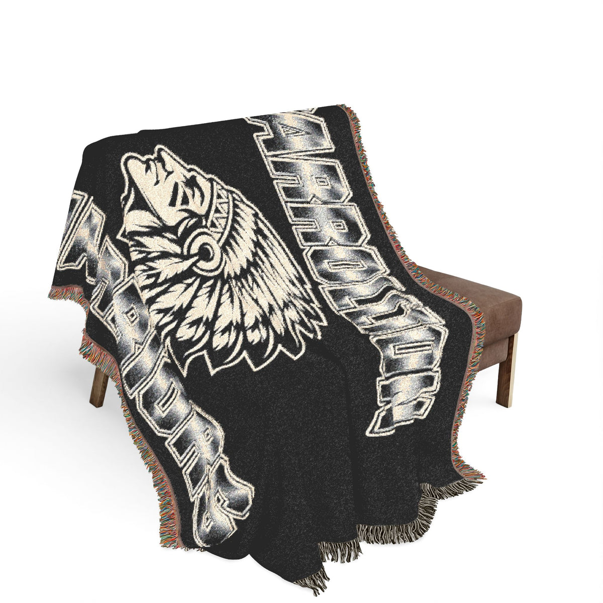 Carrollton Warriors Native American Woven Blanket
