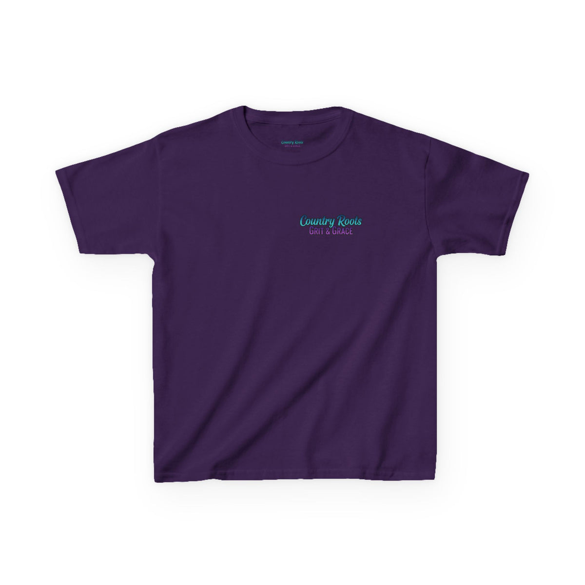 Kids Tee — Northern Lights Cabin Graphic "Country Roads, Take Me Home"