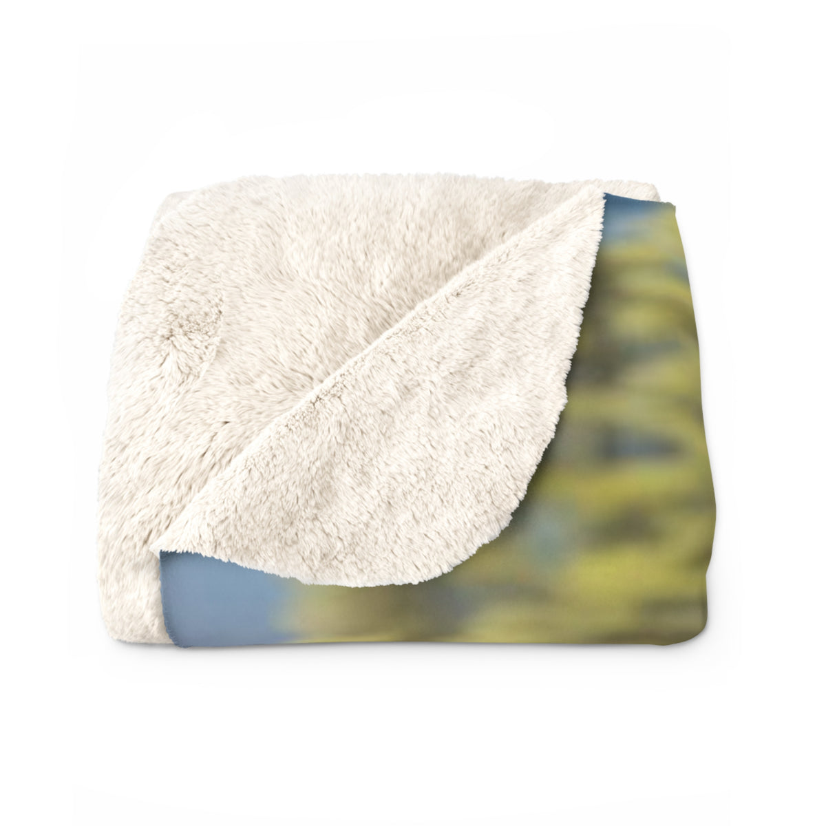Deer Meadow Sherpa Blanket – Cozy Fawn & Buck Fleece Throw