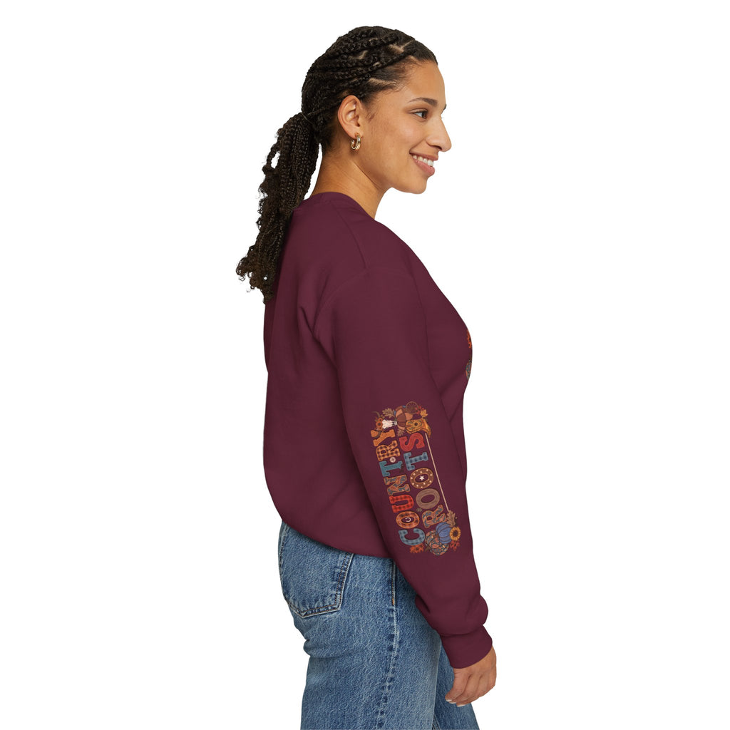 Country Roots Crewneck Sweatshirt — "Grit & Grace" Rustic Pumpkin Fall Design