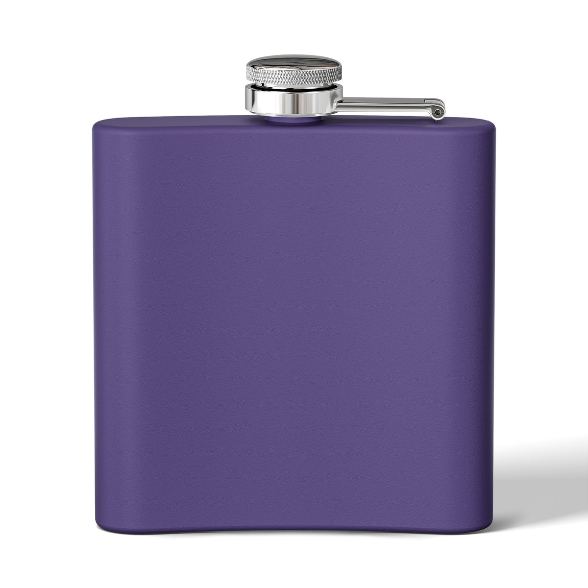 Raccoon Family 6oz Stainless Steel Flask — Woodland Night Aurora Design