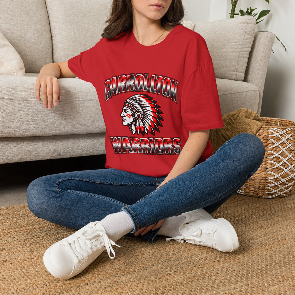 Unisex Carrolton Warriors Native American Warrior T-Shirt