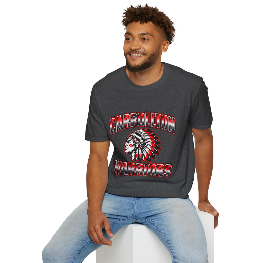 Unisex Carrolton Warriors Native American Warrior T-Shirt
