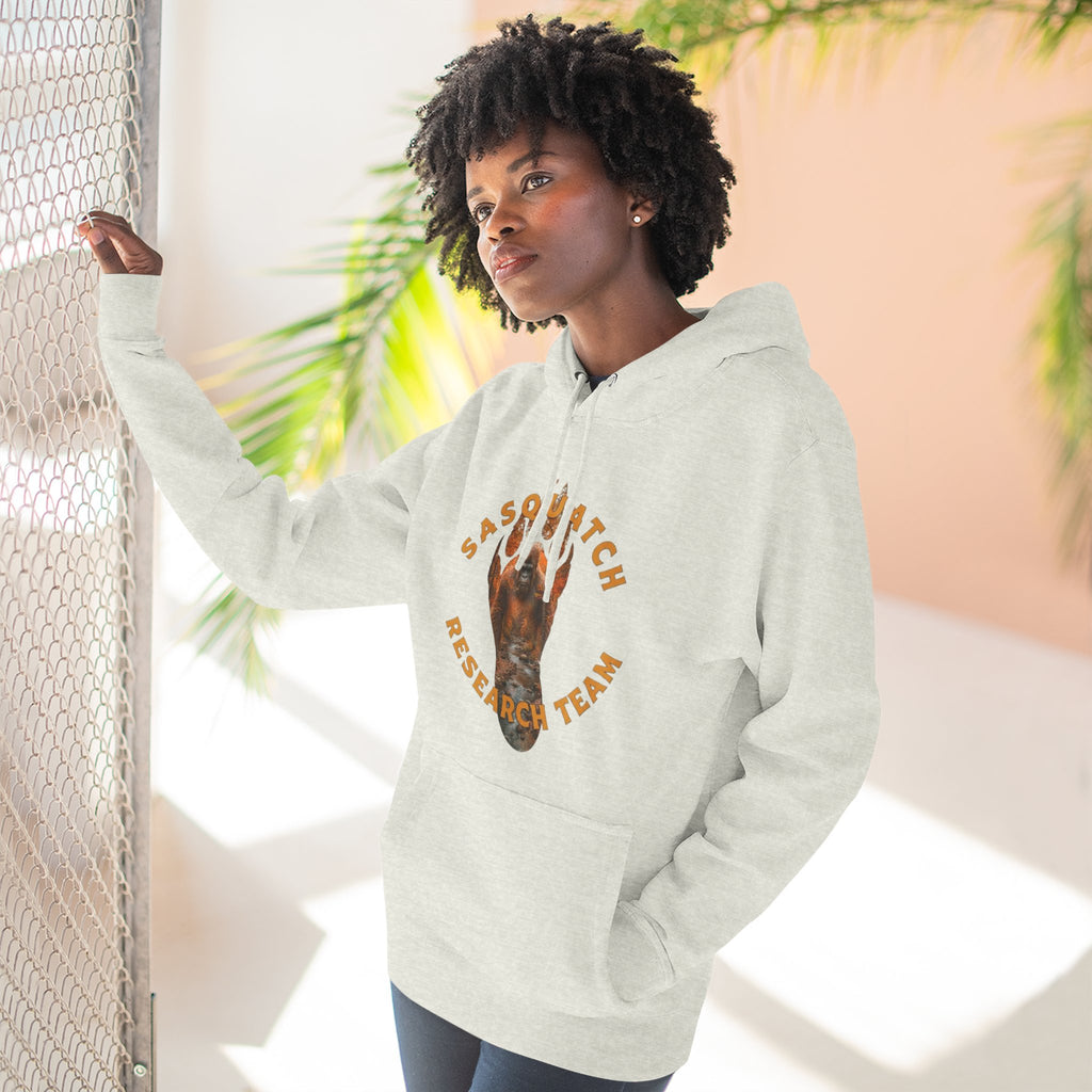 Sasquatch Research Team Hoodie — Respect the Mysteries Forest Graphic