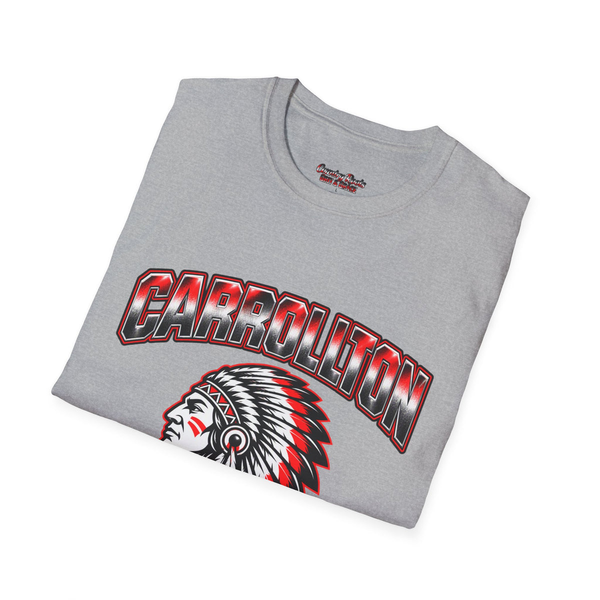 Unisex Carrolton Warriors Native American Warrior T-Shirt