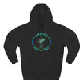 Sasquatch Research Team Hoodie — Cryptid Paw Logo Fleece Pullover