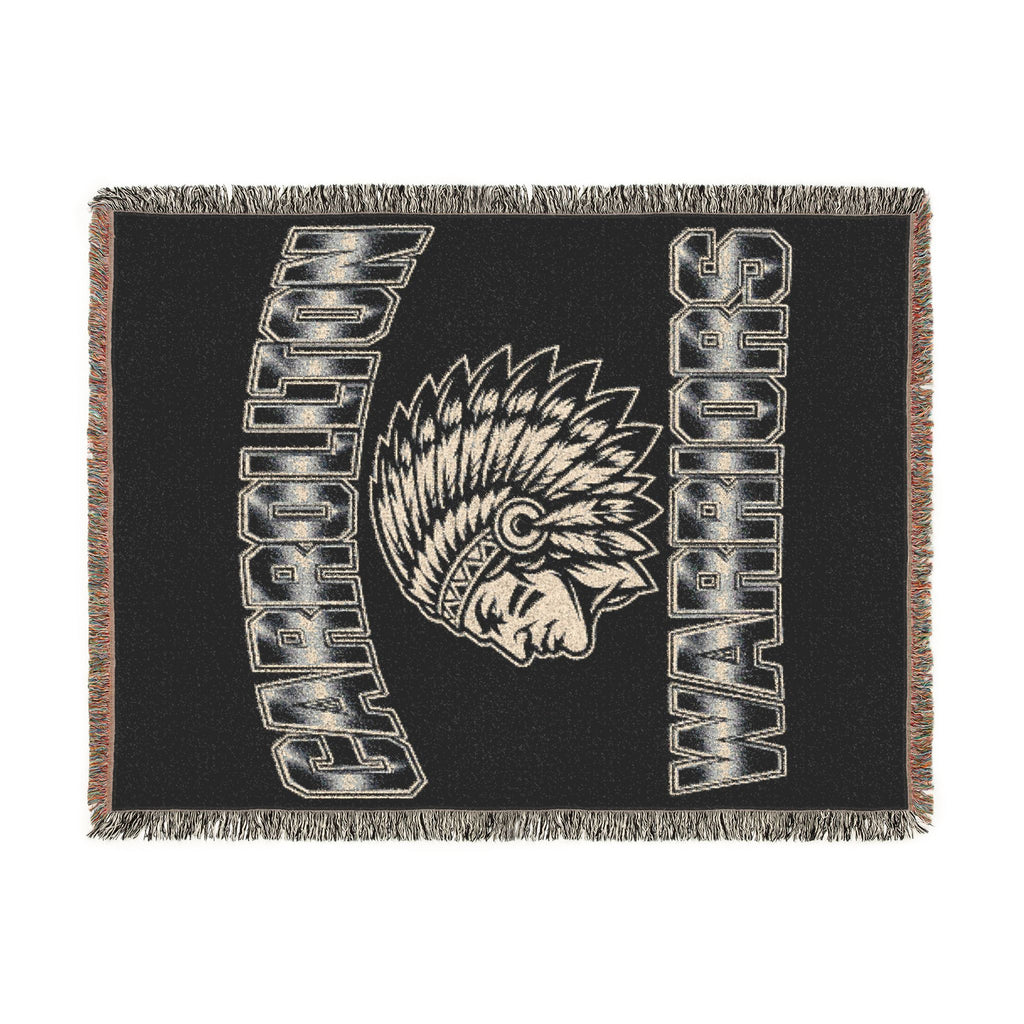 Carrollton Warriors Native American Woven Blanket