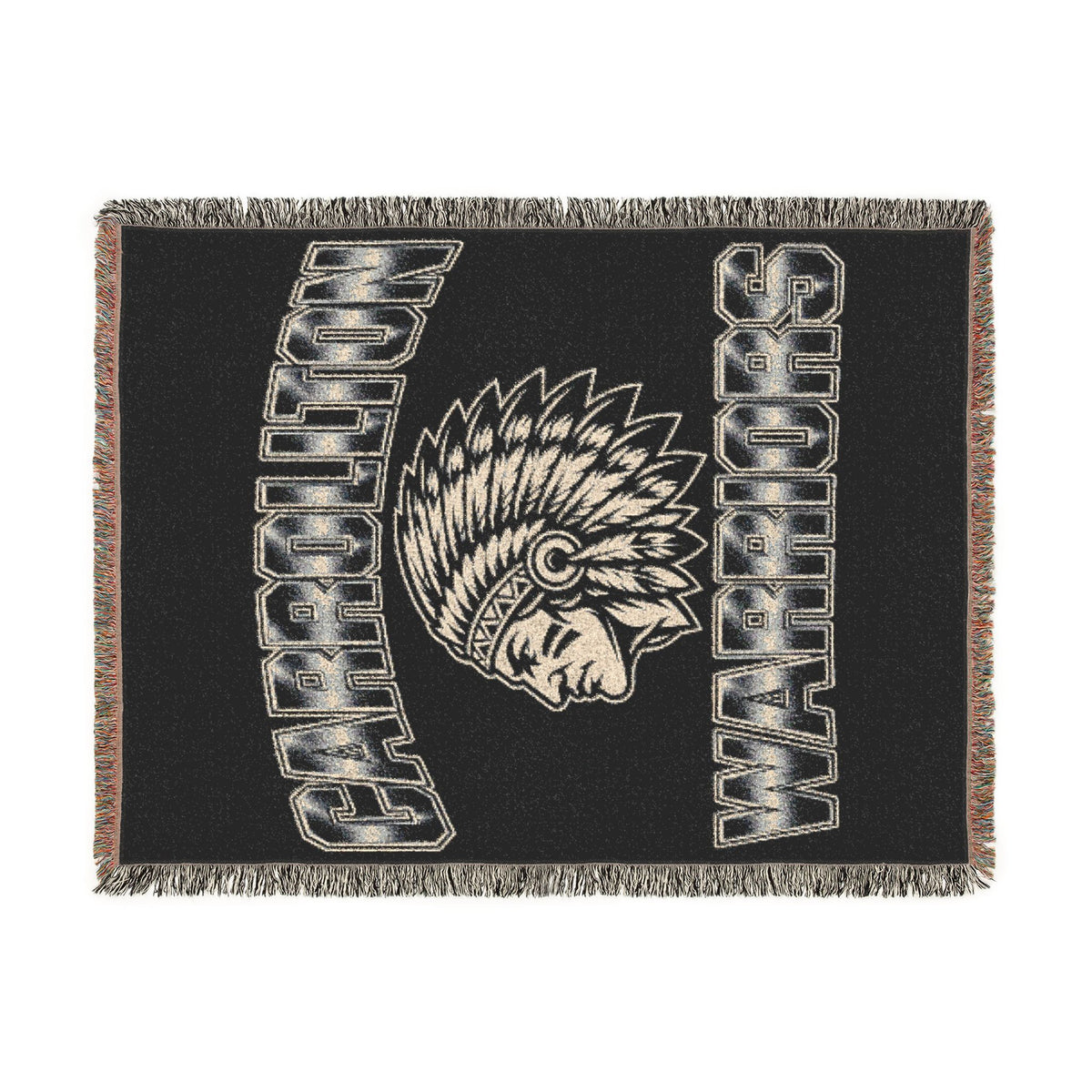 Carrollton Warriors Native American Woven Blanket