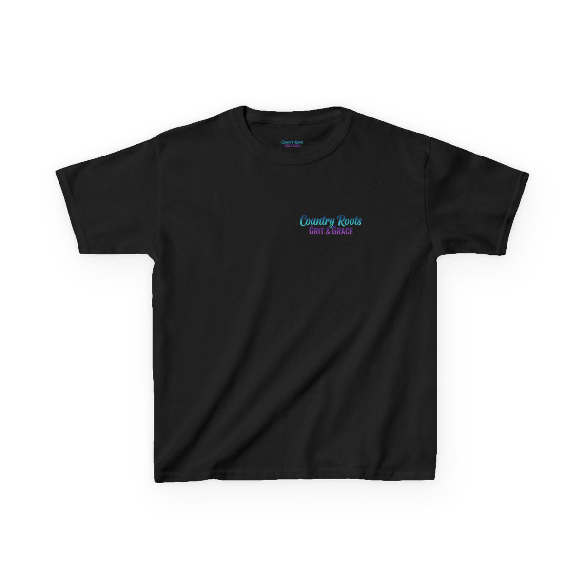 Kids Tee — Northern Lights Cabin Graphic "Country Roads, Take Me Home"