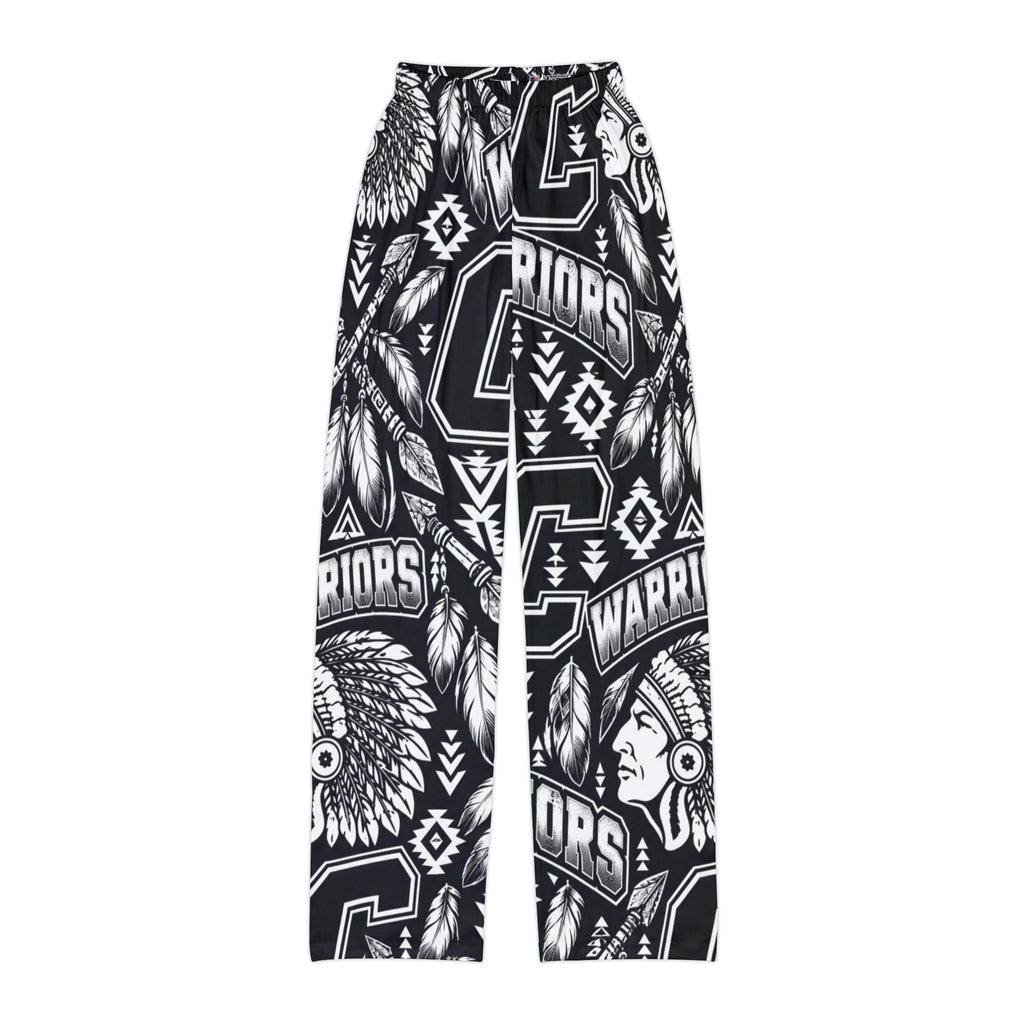 Kids Lounge Pants- Carrollton Warriors Black and White