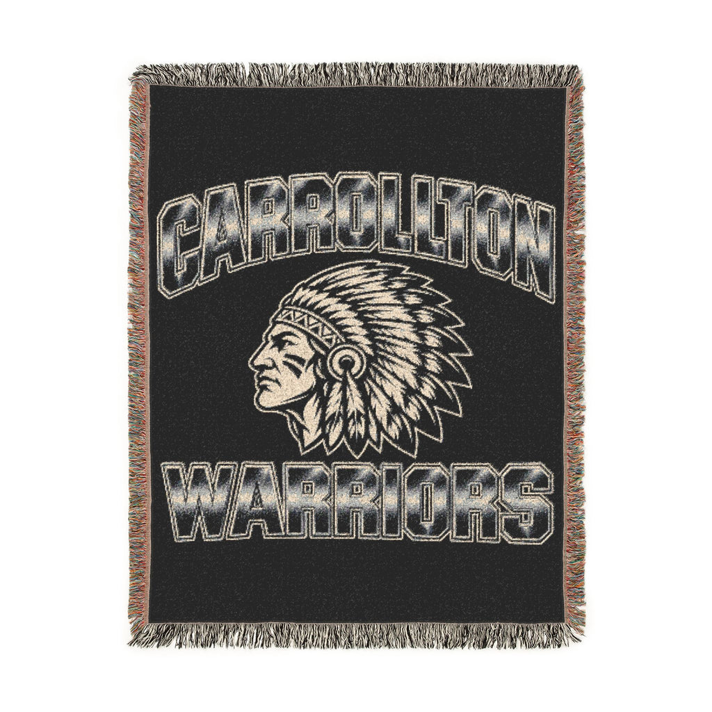Carrollton Warriors Native American Woven Blanket