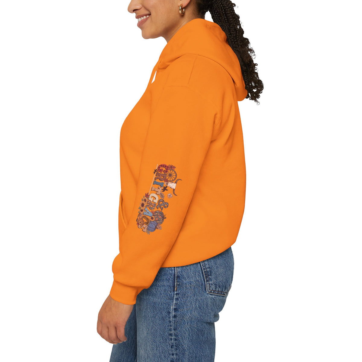 Country Roots Hoodie — "Grit & Grace" Floral Western Sweatshirt