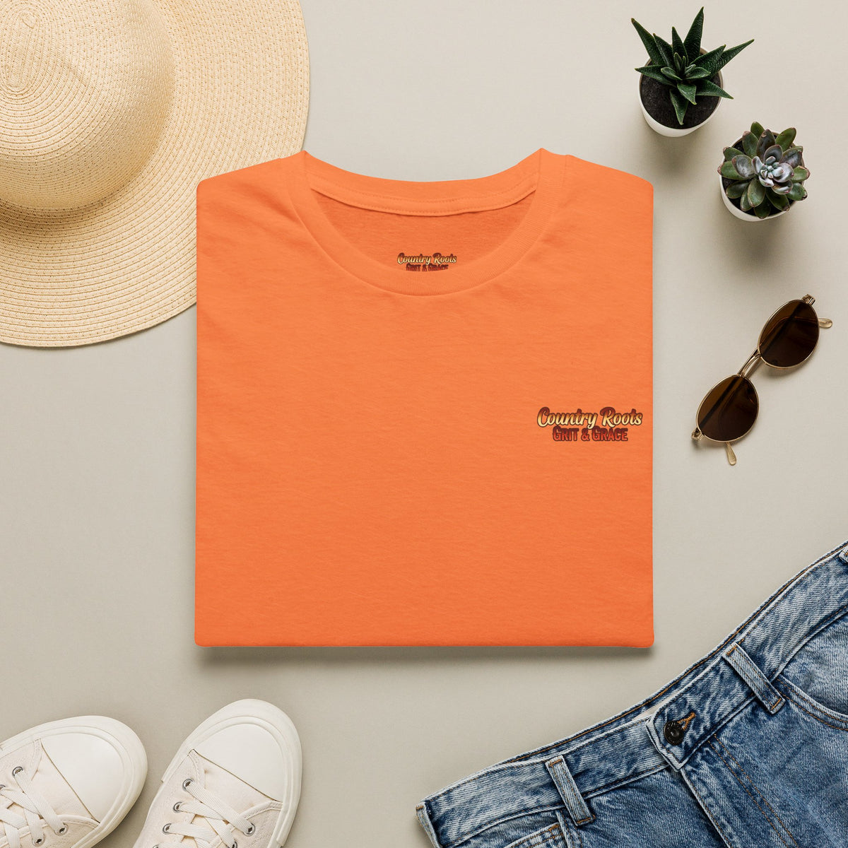 Vintage Country Roads T‑Shirt — 'Country Roads Take Me Home' Minimal Tee