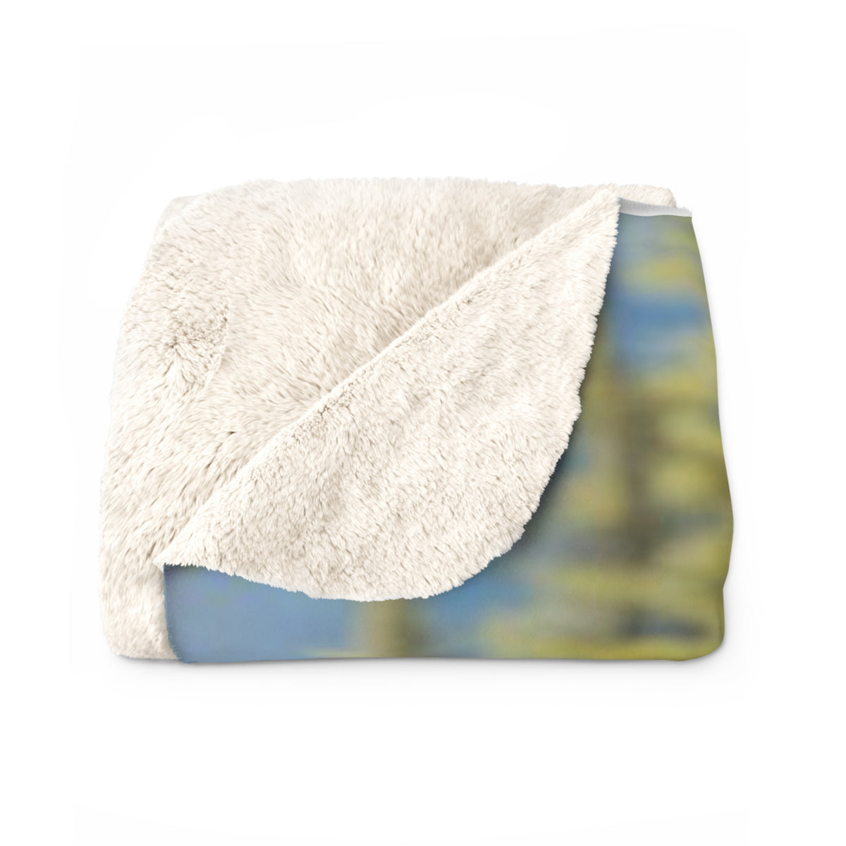 Deer Meadow Sherpa Blanket – Cozy Fawn & Buck Fleece Throw