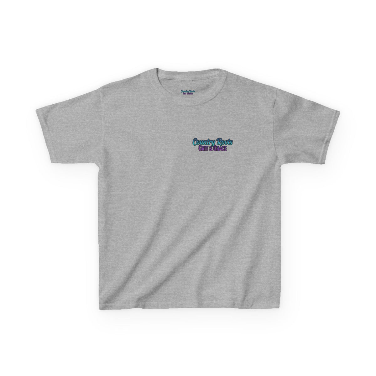 Kids Tee — Northern Lights Cabin Graphic "Country Roads, Take Me Home"