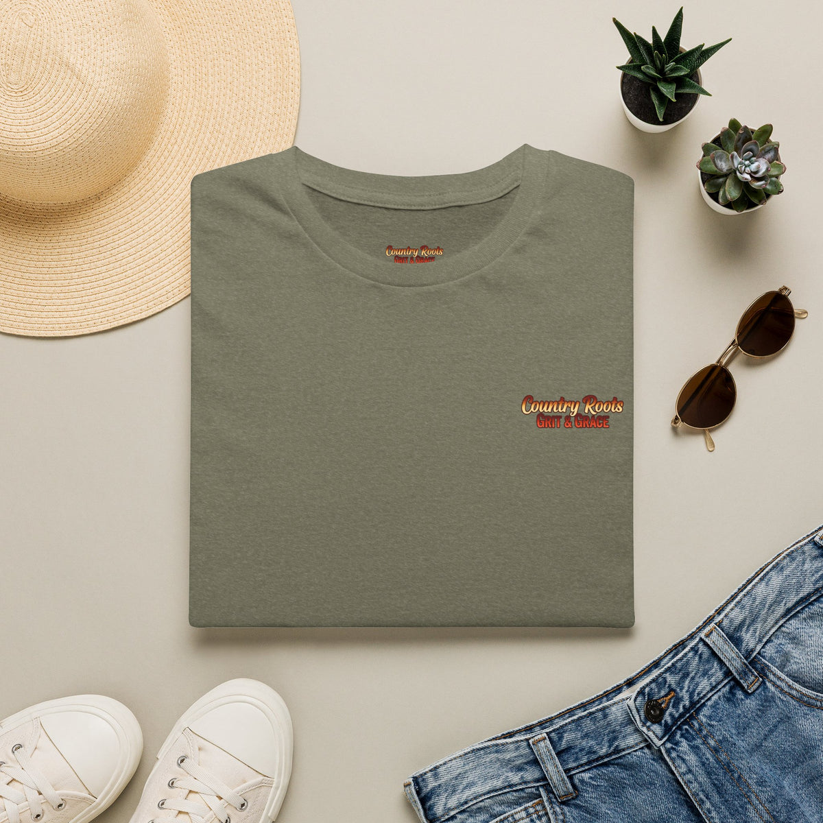 Vintage Country Roads T‑Shirt — 'Country Roads Take Me Home' Minimal Tee