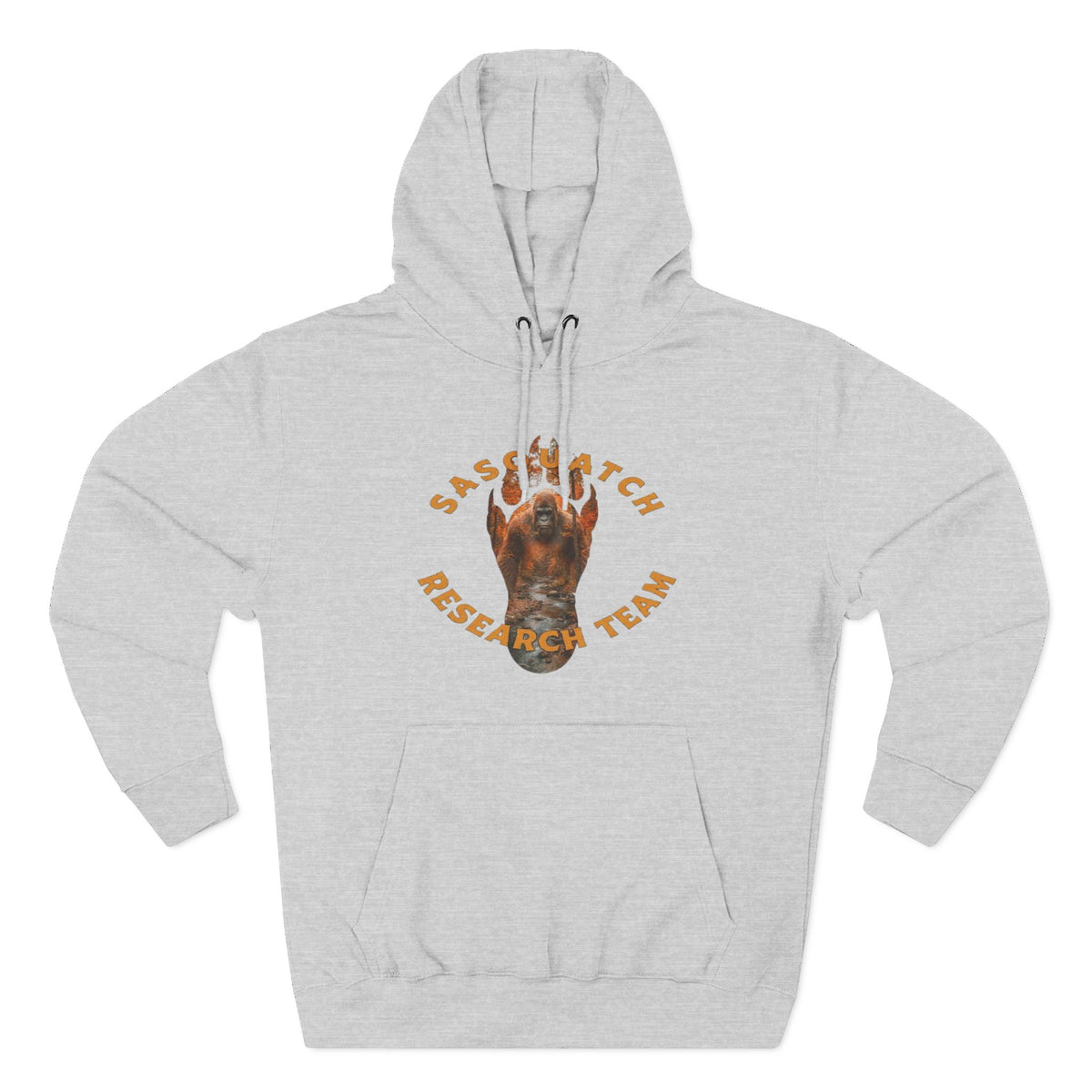 Sasquatch Research Team Hoodie — Respect the Mysteries Forest Graphic