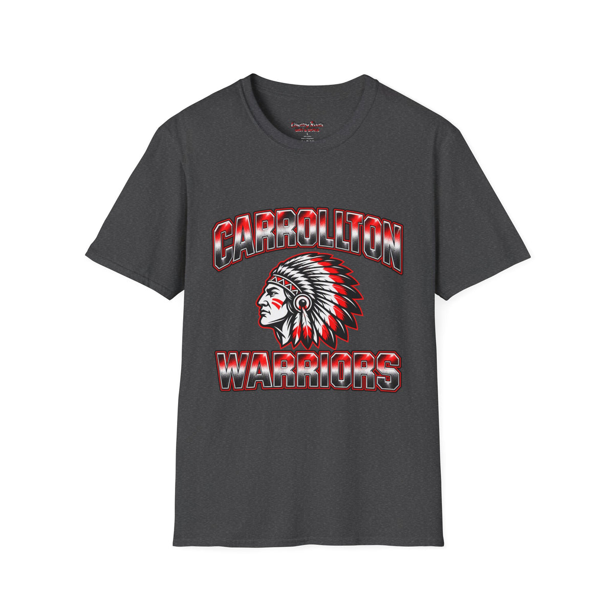 Unisex Carrolton Warriors Native American Warrior T-Shirt