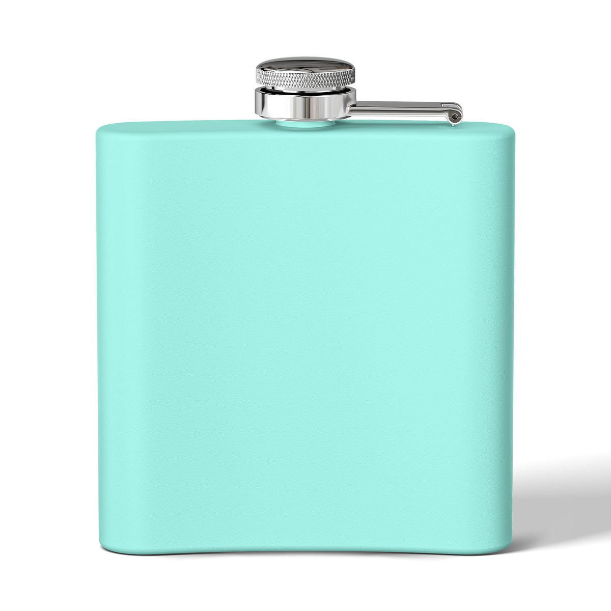 Wolf Family 6oz Stainless Steel Flask — Aurora Night Pocket Flask