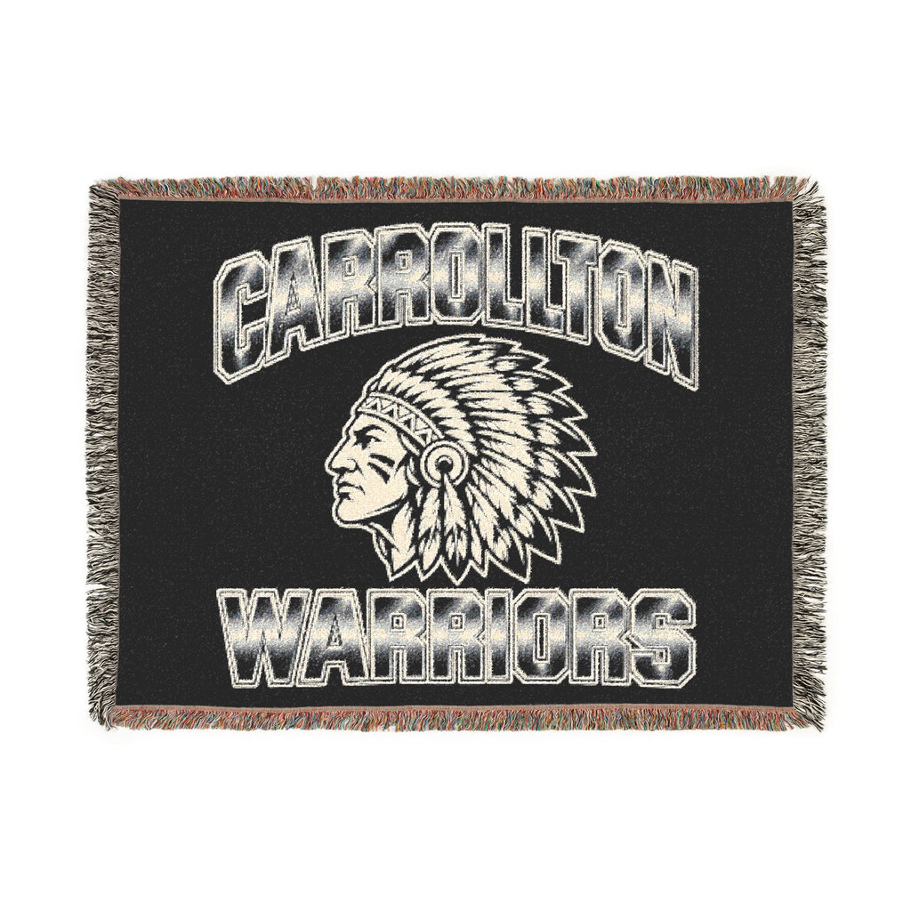 Carrollton Warriors Native American Woven Blanket