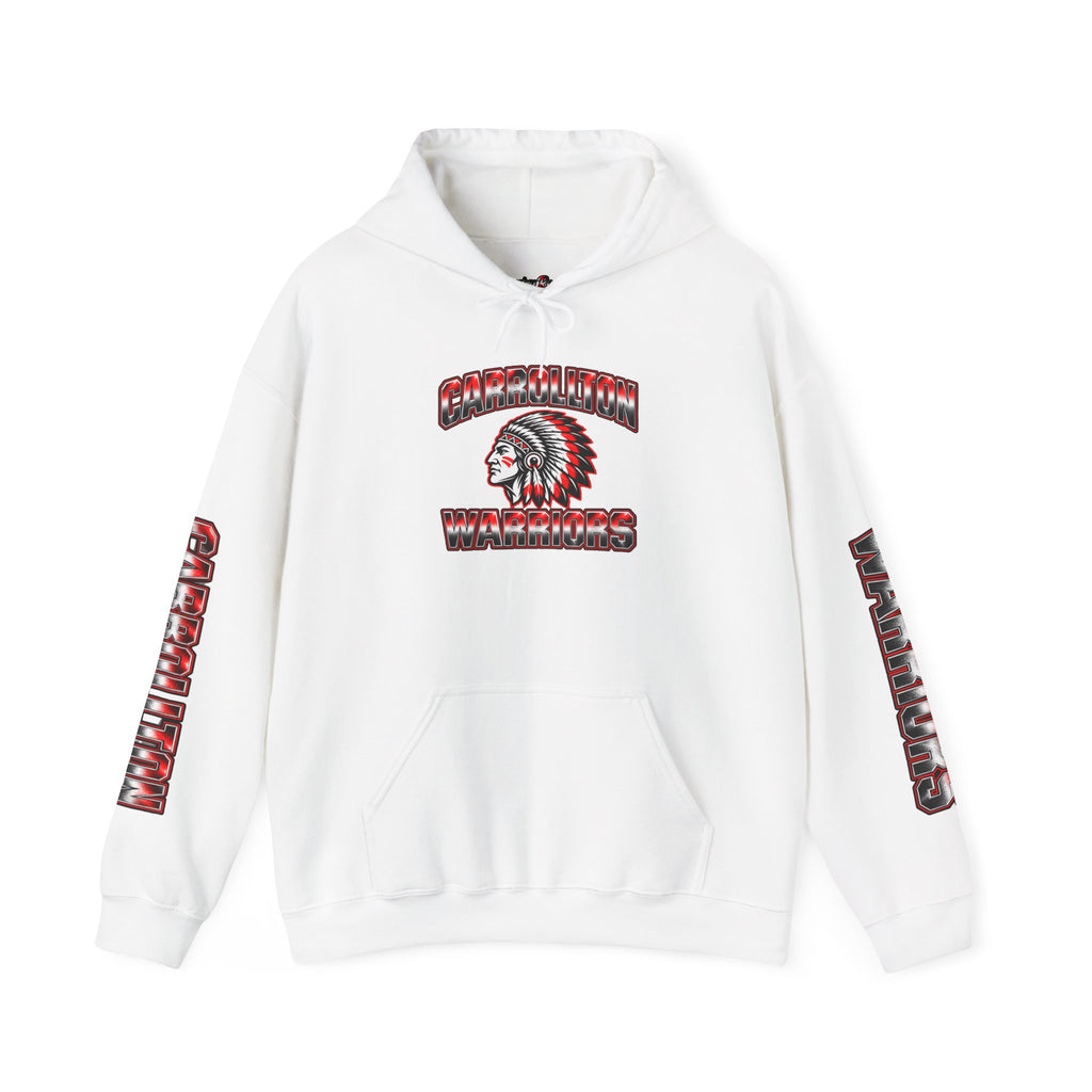 Hoodie — Embroidered Warriors Native Chief Logo Pullover