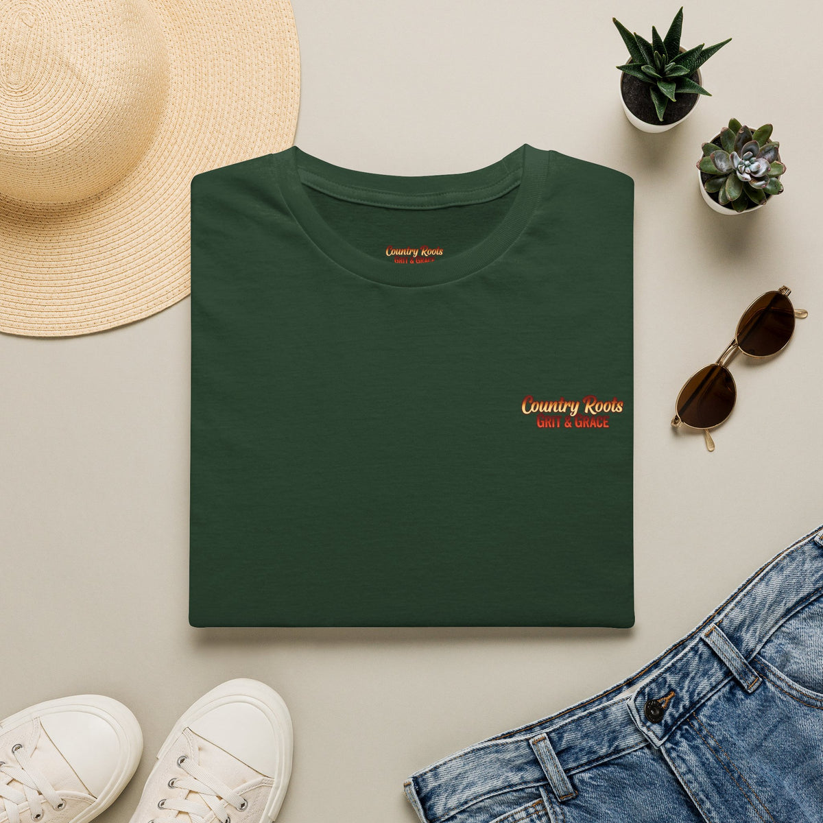 Vintage Country Roads T‑Shirt — 'Country Roads Take Me Home' Minimal Tee