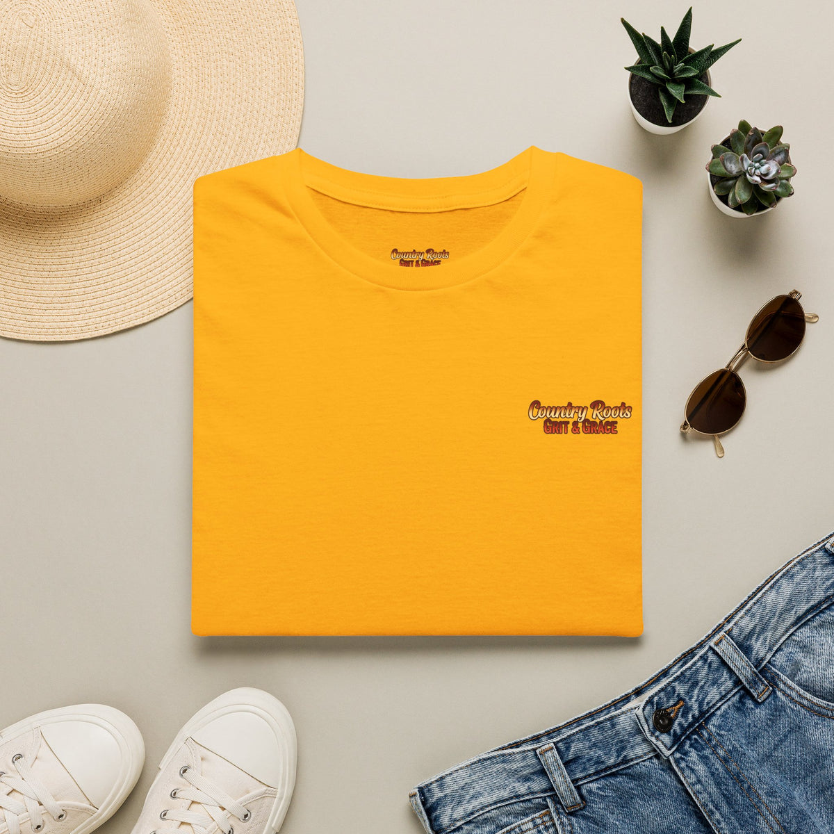 Vintage Country Roads T‑Shirt — 'Country Roads Take Me Home' Minimal Tee