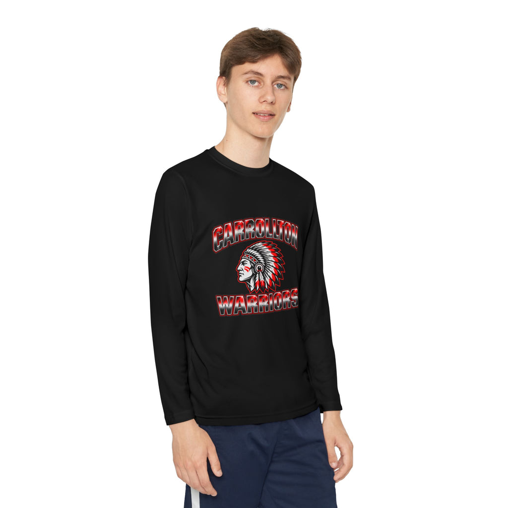 Personalized Warriors Youth Long Sleeve Tee