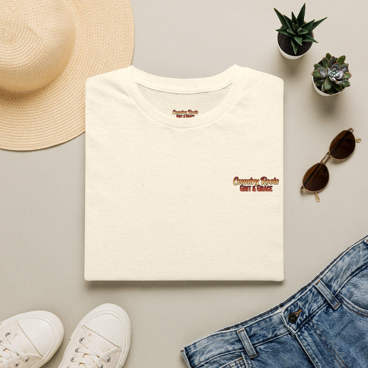 Vintage Country Roads T‑Shirt — 'Country Roads Take Me Home' Minimal Tee