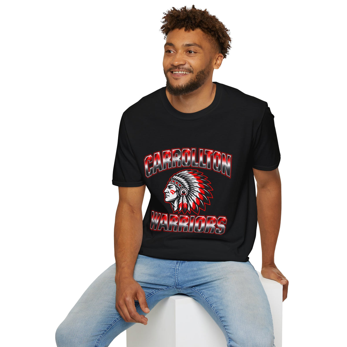 Unisex Carrolton Warriors Native American Warrior T-Shirt