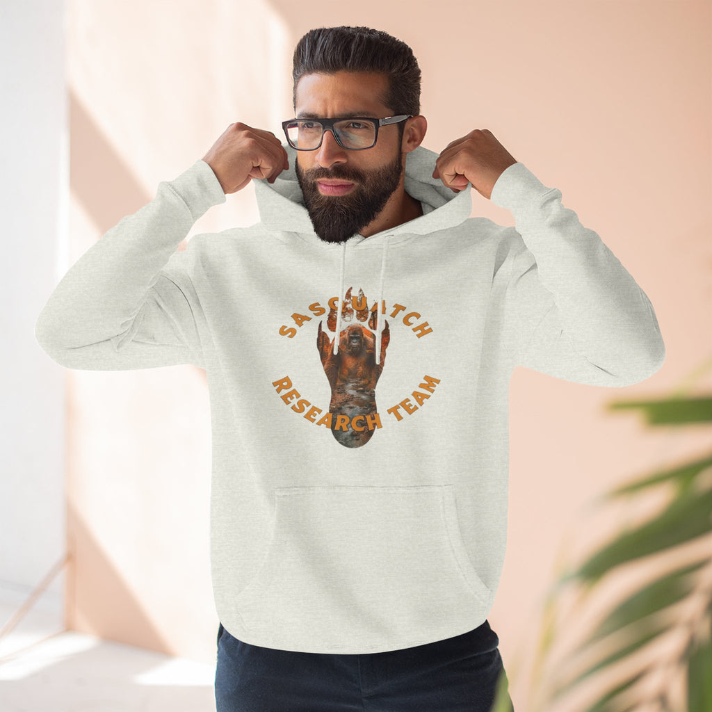 Sasquatch Research Team Hoodie — Respect the Mysteries Forest Graphic