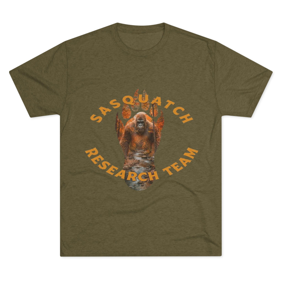Sasquatch Research Team T-Shirt — Forest Bigfoot Expedition Tee
