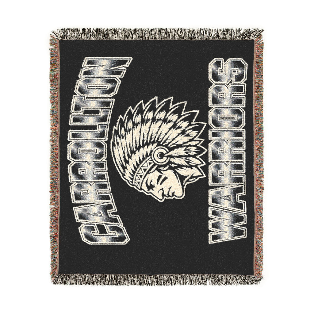 Carrollton Warriors Native American Woven Blanket