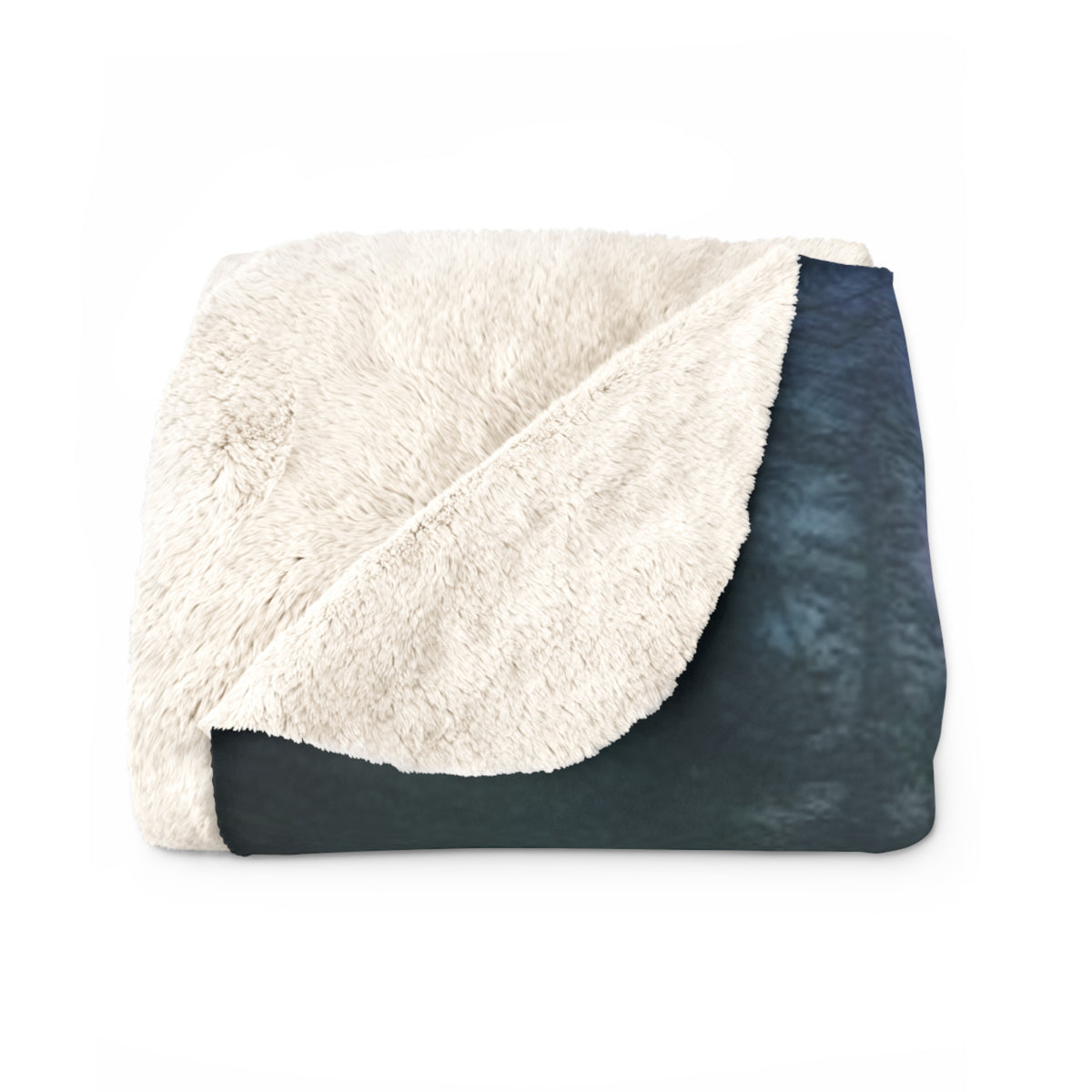 Aurora Bears Sherpa Blanket — Cozy Woodland Night Throw