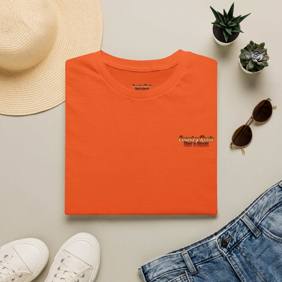 Vintage Country Roads T‑Shirt — 'Country Roads Take Me Home' Minimal Tee