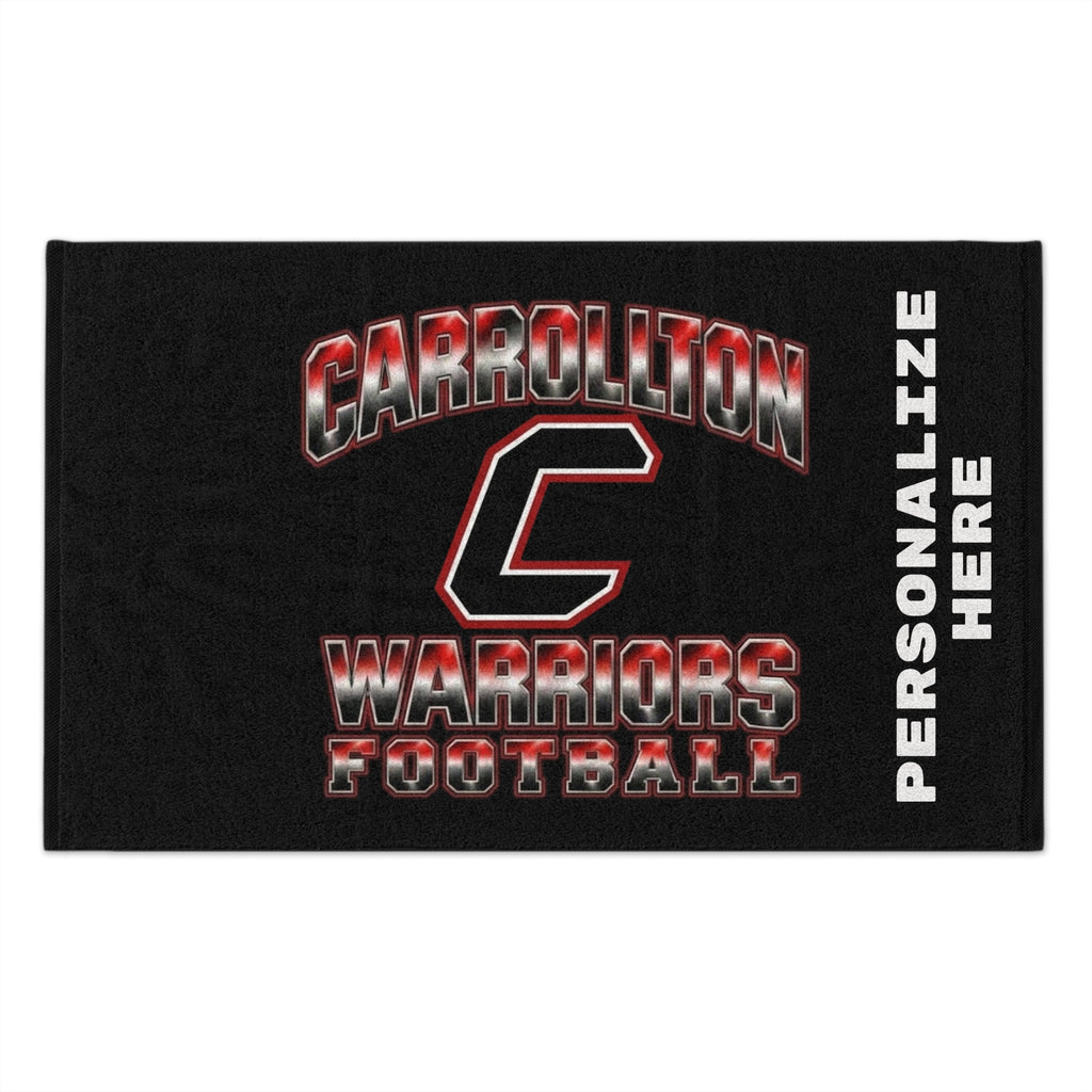 Carrollton Warriors Football Personalized Rally Towel